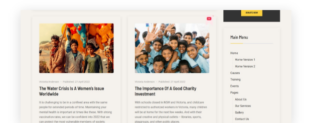 Present your latest articles in a responsive, <em>easy-to-navigate blog layout</em>