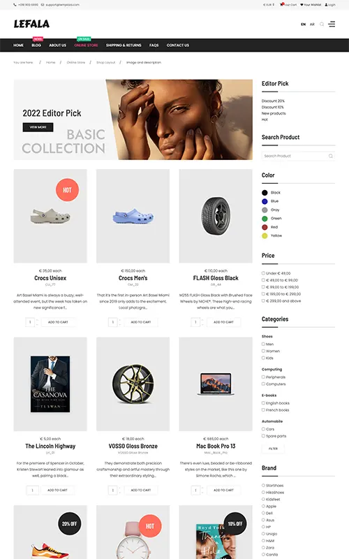 Shop - Image & Description