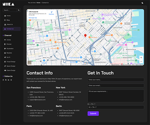 Nika - AI Software Joomla Template