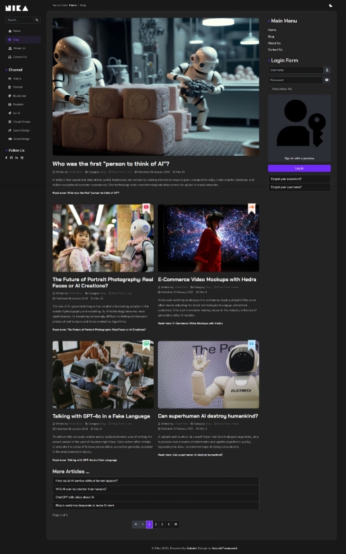 Blog Page