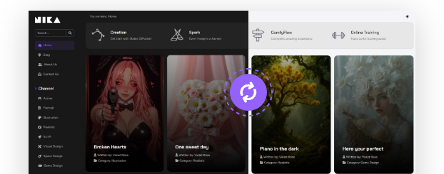 Enhance user experience with built-in <em>Light & Dark Mode support</em>