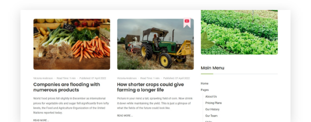 Present your latest articles in a responsive, <em>easy-to-navigate blog layout</em>
