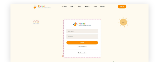 <em>Customizable</em> login page