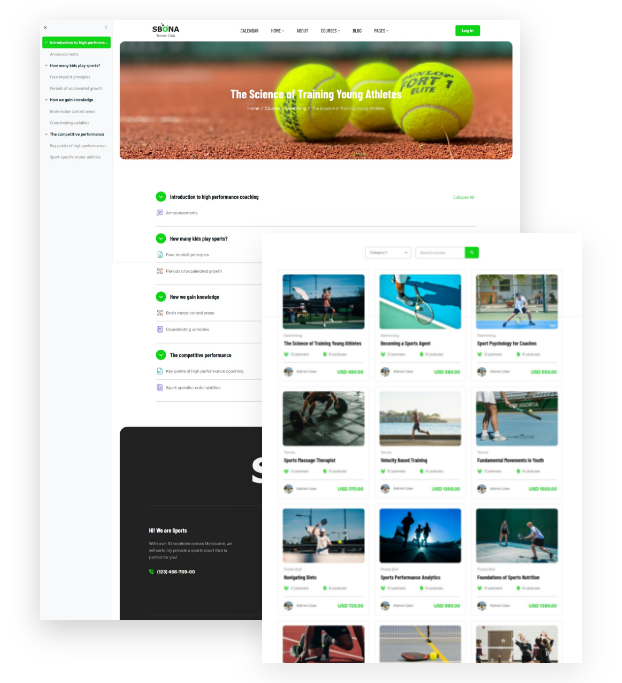 Effortless management of your <em>online learning</em> portal