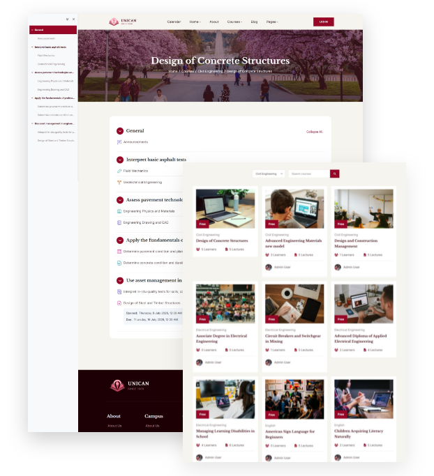 Effortless management of your <em>online learning</em> portal