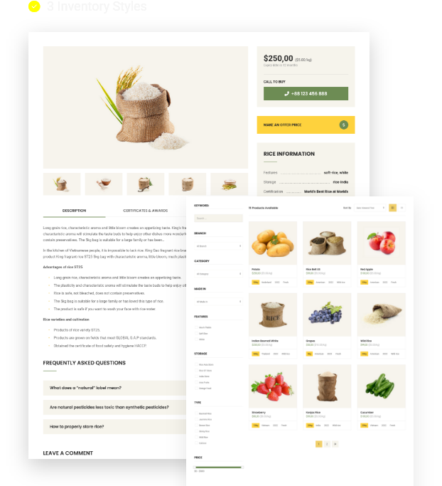 Build your <em>Inventory</em> and showcase your best products