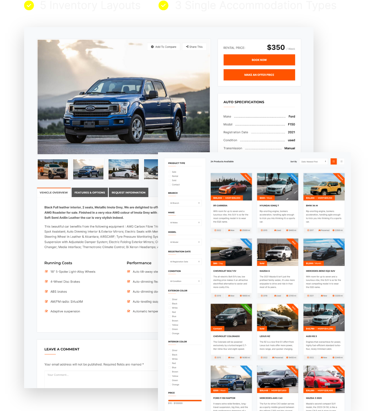 Build your <em>Inventory</em> and showcase your best cars